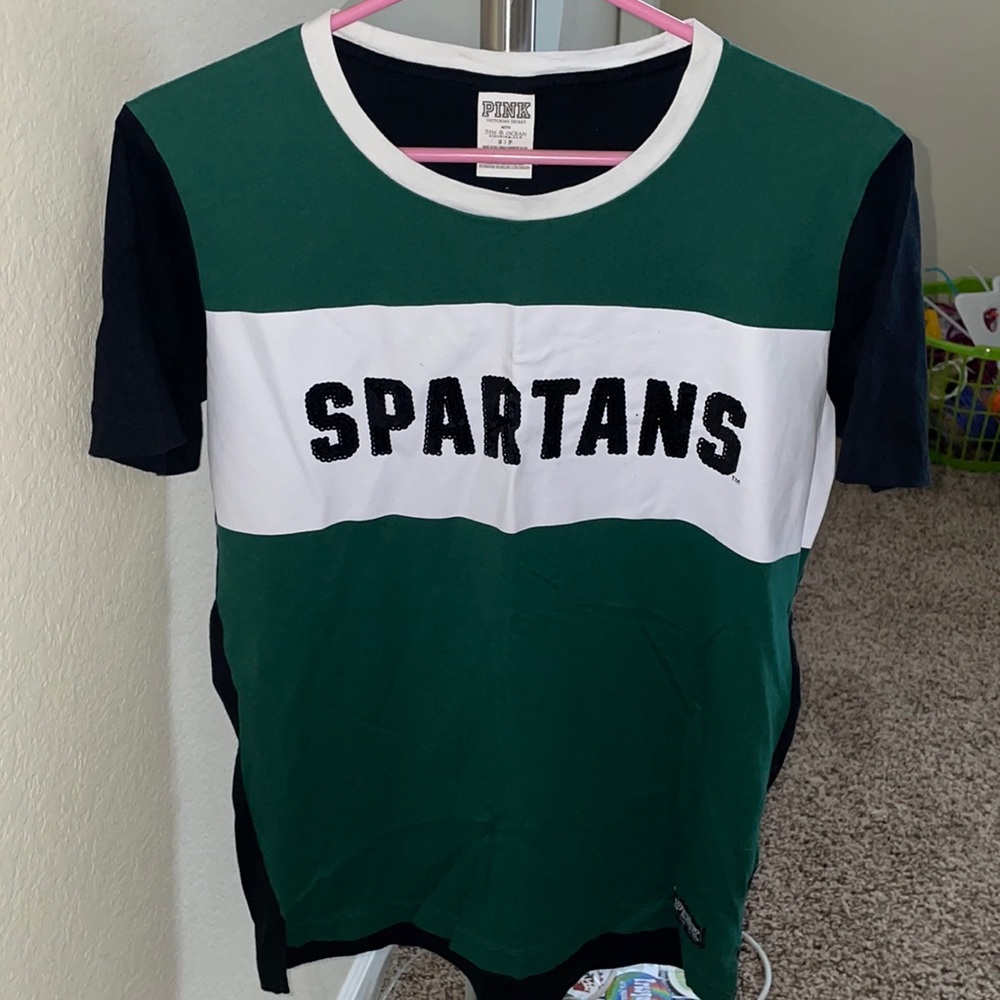 PINK Spartans tee shirt